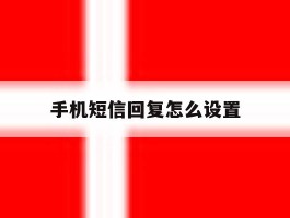 手机短信回复怎么设置