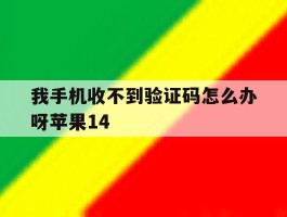 我手机收不到验证码怎么办呀苹果14