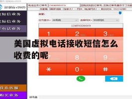 美国虚拟电话接收短信怎么收费的呢