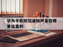 华为手机短信通知声音在哪里设置的