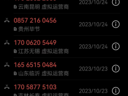 虚拟电话号开头
