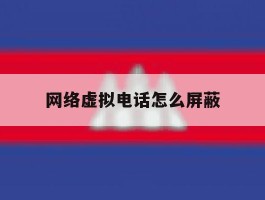 网络虚拟电话怎么屏蔽
