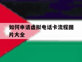 如何申请虚拟电话卡流程图片大全