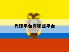 代理平台有哪些平台