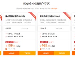 阿里云短信服务收费标准
