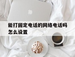 能打固定电话的网络电话吗怎么设置
