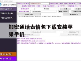 加密通话表情包下载安装苹果手机
