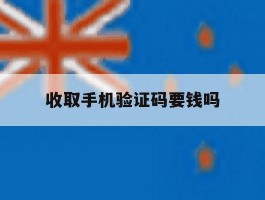 收取手机验证码要钱吗