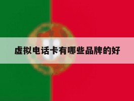 虚拟电话卡有哪些品牌的好