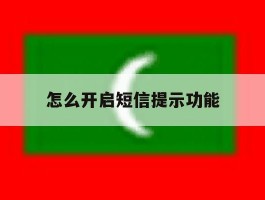 怎么开启短信提示功能